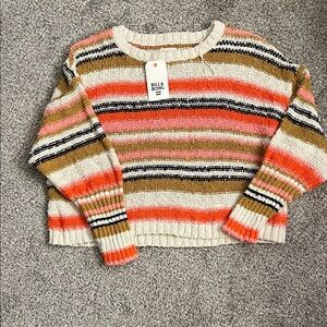 Billabong Women's Colorful Striped Sweater
